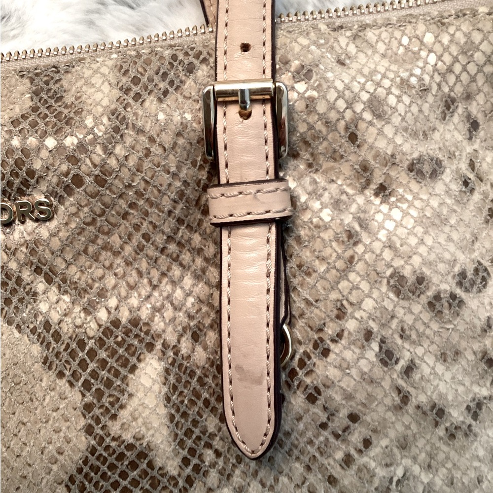 Michael Michael Kors Large Python Embossed Tote - image 4